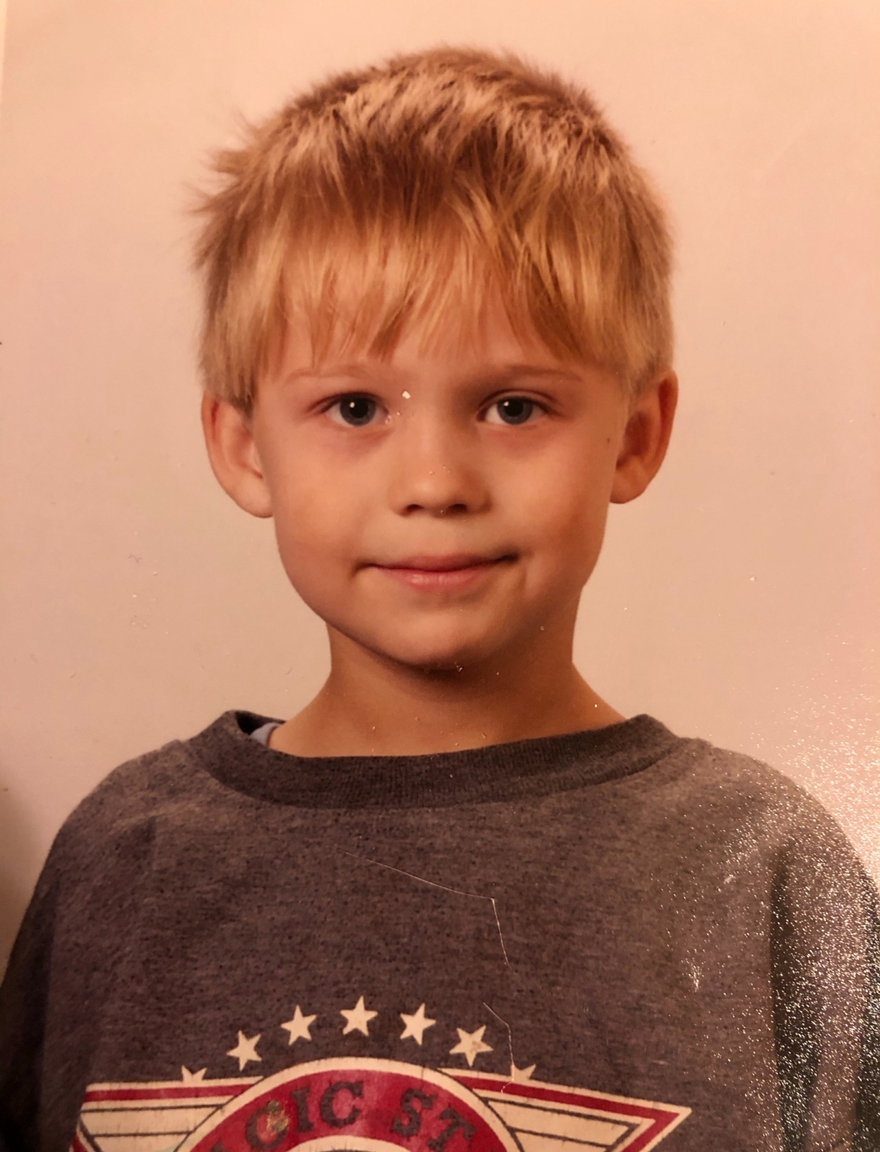 Frederik Frifeldt childhood portrait growing up in Denmark